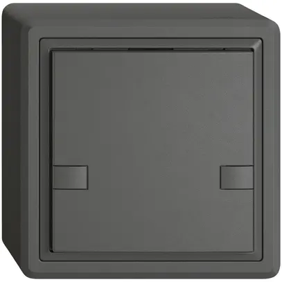 Poussoir KNX RGB AP EDIZIO.liv SNAPFIX® capteur temp.s.LED 1× comm.2T grf 