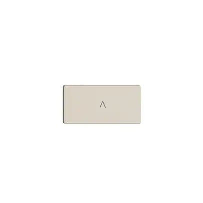 Pulsante 1/2 INC Edue Wiser simbolo freccia su/giù crema 