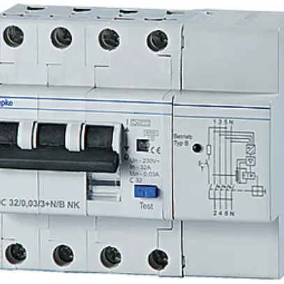 Disgiuntore differenziale Doepke FIC C 3L+N 25A 300mA 6kA 