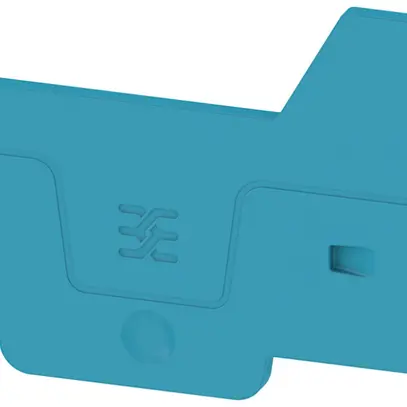 Abschlussplatte Weidmüller ALEP 3C 4mm² 69.6×45.3×2.1mm blau 