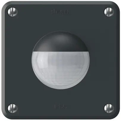 Kit frontale Hager robusto IP55 Z per rilevatore di movimento nero 