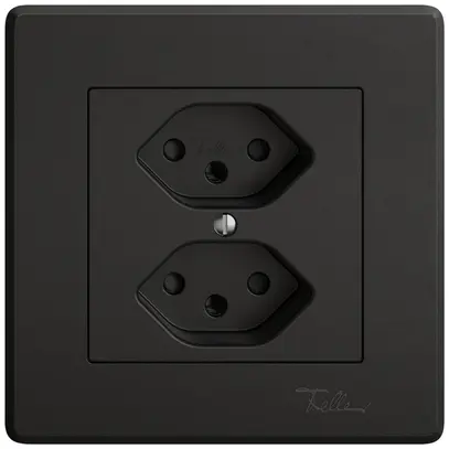 Prise ENC EDIZIO.liv SNAPFIX® 2×T13 avec shutter no 