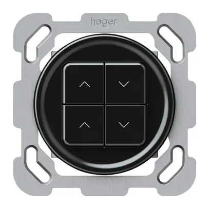 Attuatore per persiana KNX INC origin 4×tasti nero 