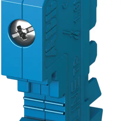 Morsetto neutro ABB SMISSLINE TP per zoccolo supplementare 10mm², blu chiaro 