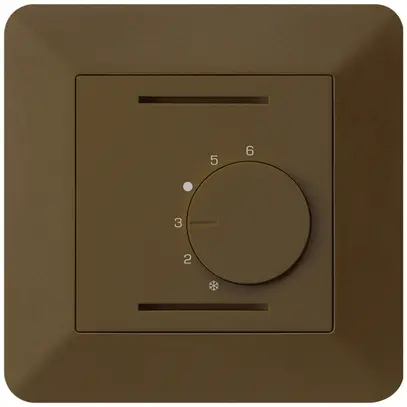 Thermostate d'ambiance ENC kallysto.trend brun sans interrupteur 