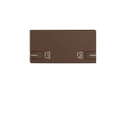 Bottone EDIZIOdue zeptrionAIR scena S1/S2 con LED coffee 