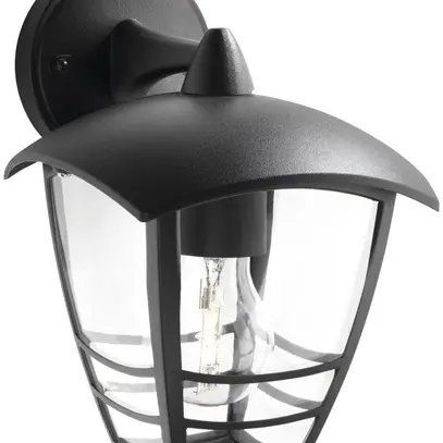 Applique à bras Creek en bas 60W E27 IP44 noir 