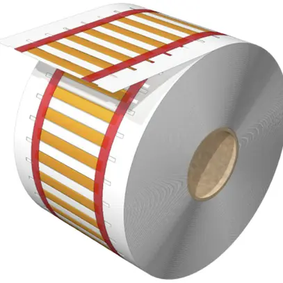 Marqueur de conducteur Weidmüller MultiMark HS p.Ø1…3.2mm 50.8×5.6mm jaune 