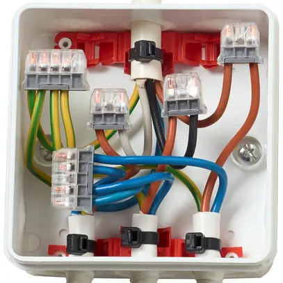 Scatola di derivazione AP ELTAG ABB AP9 80×80×35mm IP65 bianco 
