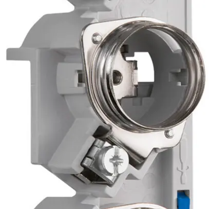 Zoccolo per fusibile Weber, DIII, 500V, 63A, spessore di barra collettrice 10mm 