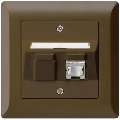Presa INC kallysto.line C cat.6 1RJ45/s marrone 
