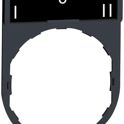 Placchetta Schneider Electric I-0-II 