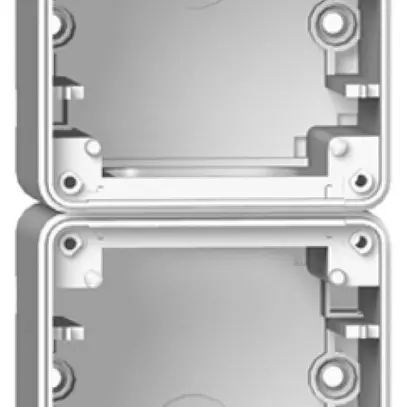 Intestazione AP ABB NAP 2×1 2e bianco 