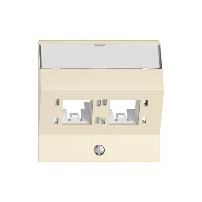 Kit di montaggio EDIZIO.liv SNAPFIX® per freenet cat.6A adattatore 2× cr 