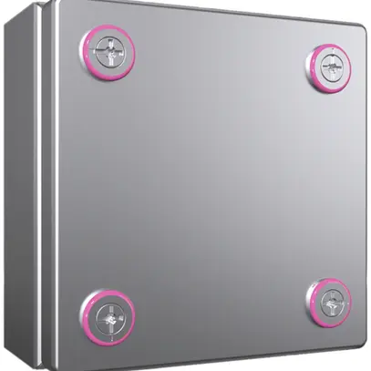 Petit boîtier Rittal KX Jonction, IP66, 150×150×80mm, acier fin V2A 