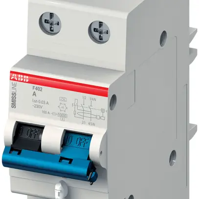 Interrupteur différentiel SMISSLINE TP 1LN 40A 100mA 