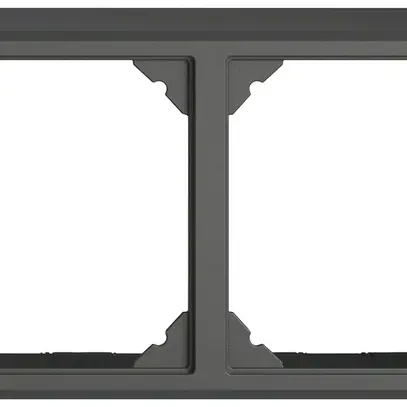 En-tête AP EDIZIO.liv SNAPFIX® 1×2 pour combinaisons au choix gris foncé 