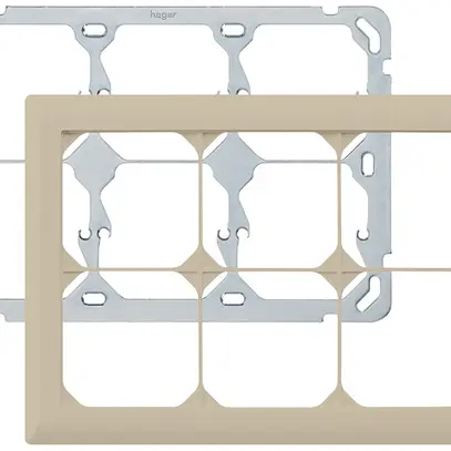 Intestazione INC kallysto.line 2×3 beige orizzontale 