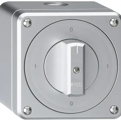 Interrupteur rotatif AP robusto IP55 schéma 0/1P aluminium 