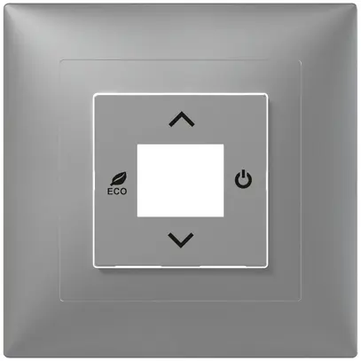 Kit frontal ENC ABB SIDUS alu pour thermostat d'amb.free@home 