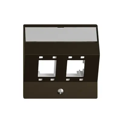 Kit di montaggio EDIZIO.liv SNAPFIX® per freenet cat.5e/6 2× ma 