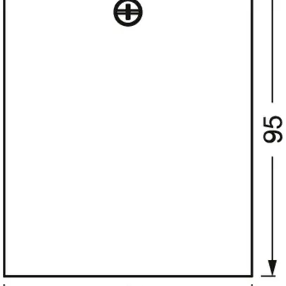 Plafonnier/applique LEDVANCE SPOT SURFACE ROUND GU10 1×7W Ø80mm noir 