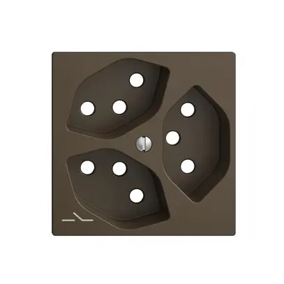 Placca frontale 3×T13,S coffee EDIZIOdue 