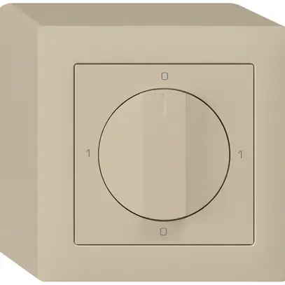 Interruttore rotativo AP kallysto 0/1L beige con manopola 