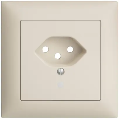 Kit frontale INC EDIZIOdue crema 88×88mm T13 con lente 