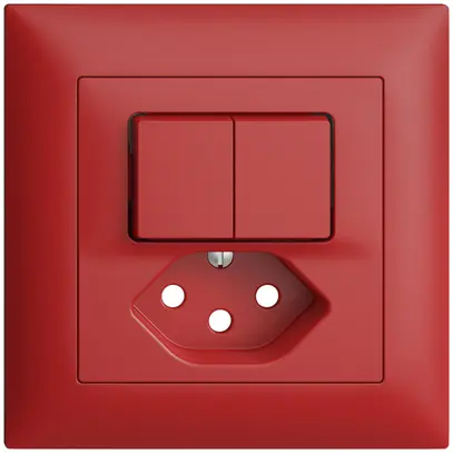 Kit frontal EDIZIOdue berry 88×88mm T13 