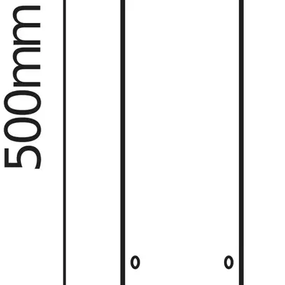 Paletto luminoso LED LDV ENDURA STYLE CYLINDER 6W 360lm 830 500mm acciaio inox 