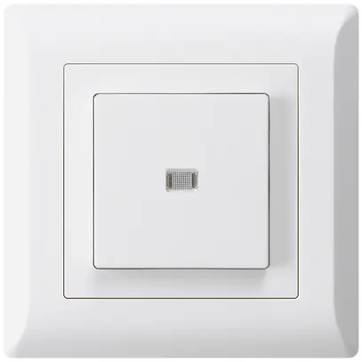 Pulsante luminoso INC kallysto.line A-R/2P bianco 