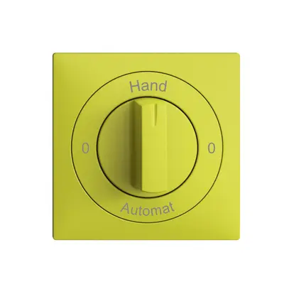 Kit frontal 0-Hand-0-Automat EDIZIOdue 60×60mm lemon 