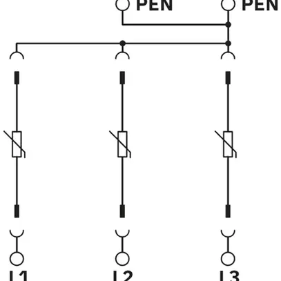 Parasurtension PX VAL-SPP-T2-335-3+0-UT TN-C 3L 240V 315A 80A 3UM 