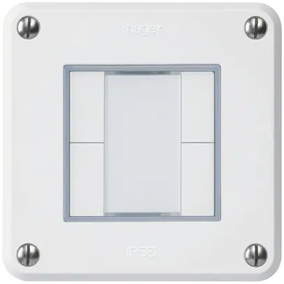 Poussoir ENC robusto C KNX 4× s/e-link blanc 