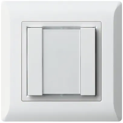 Poussoir multifonction ENC kallysto.line KNX RF 2× blanc 