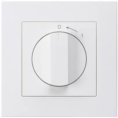 Contatto rotativo INC 0<-1/2L bianco kallysto.pro con manopola 