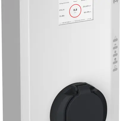 Stazione di carico ABB Terra W11-T-RD-M-0 tipo 2 AC 3P 16A MID c.RFID e display 