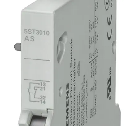 Contatto ausiliario Siemens SENTRON 5ST3 per 5SL/5SY/5SP/5TL1/5SU1/5SV, 2Ch 