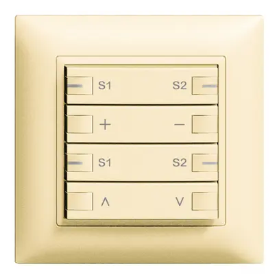 Variateur ENC ZEP 2c/4t stat. c/sec.mot.scène EDIZIOdue vanille 