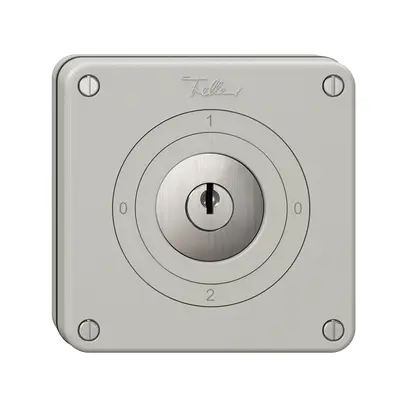 Interruttore rotativo NUPU NEVO, 2/1 L, con serratura&2 chiavi, KS, 0-1-0-2, grc 