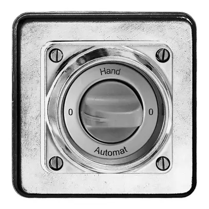 Interrupteur rotatif ENC mouillé 0-Hand-0-Automat 2/1P Al nature 