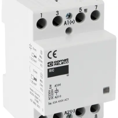 Contacteur AMD ComatReleco RIC, 230VAC/DC, 4O 63A AC-1 