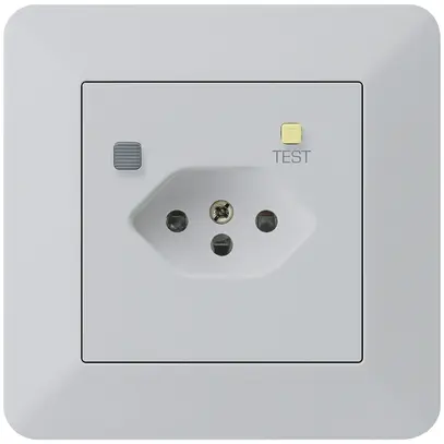 Presa INC KTR T13 FI 30mA grigio chiaro 