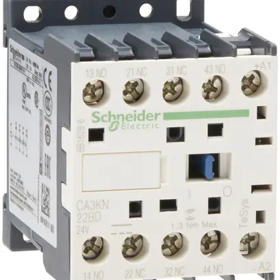 Contattore ausiliare Schneider Electric CA3-KN22 BD24VDC 2Ch/2R 