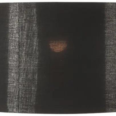 Paralume SLV FENDA, Ø700mm nero/rame 