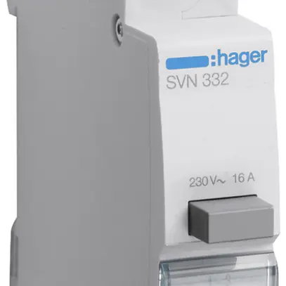 Interruttore a pulsante AMD Hager SVN 16A 230V 2 chiusura 0R 1 invertitore 