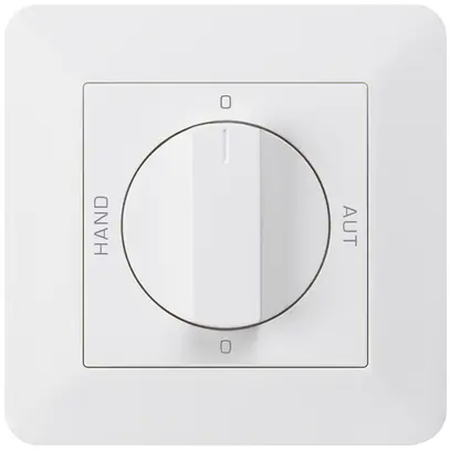 Interrupteur rotatif ENC 0-Hand-0-Aut. kallysto.trend 2/1L blanc avec manette 