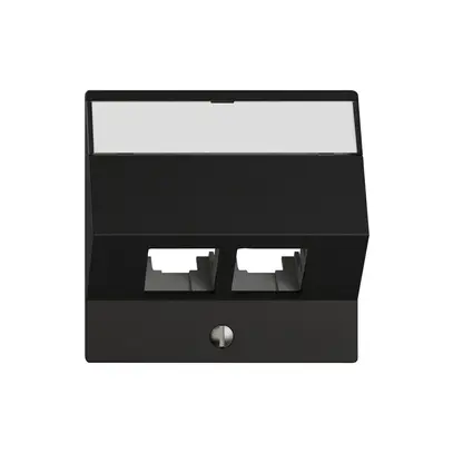 Kit di montaggio EDIZIO.liv EASYNET S-One SNAPFIX® inclinato per 2×RJ45 ne 