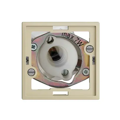 Lampada spia INC EDIZIOdue vanille, 5W senza calotta piatta 